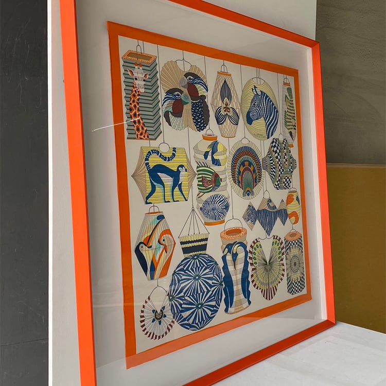 ｜Hermès愛馬仕90方巾｜#A62 懸浮