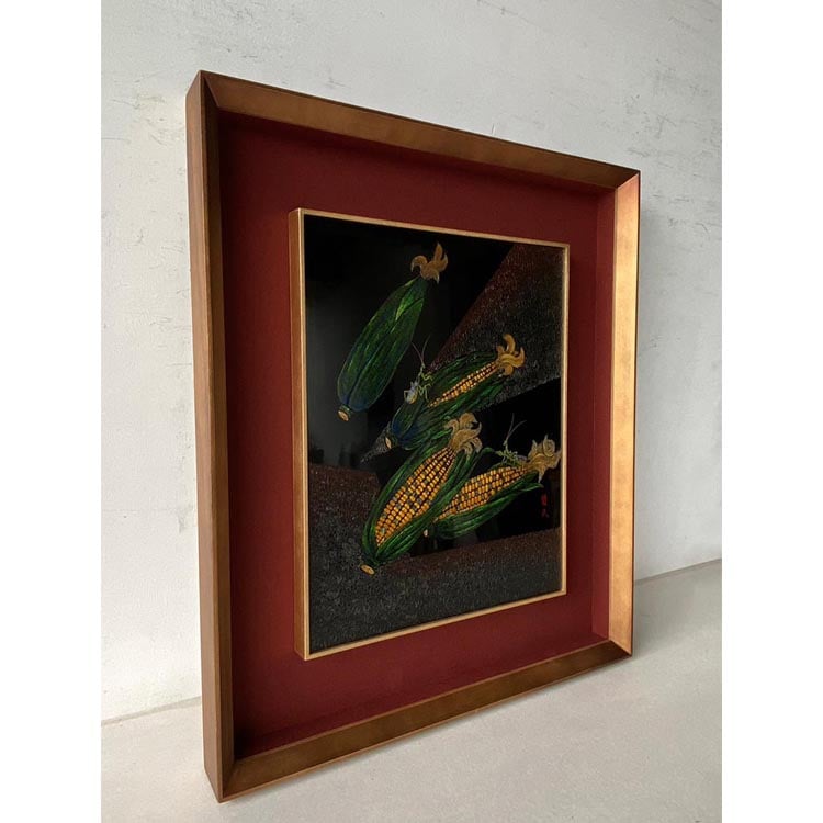 ｜漆藝｜#A62+細內框 雙框