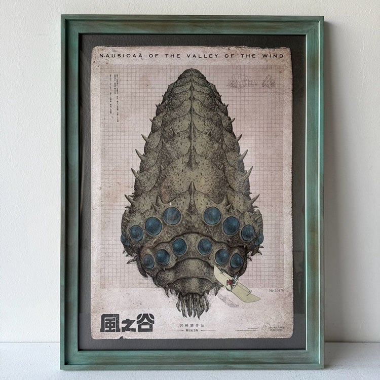 ｜限量版王蟲圖鑑海報｜#130平 平貼