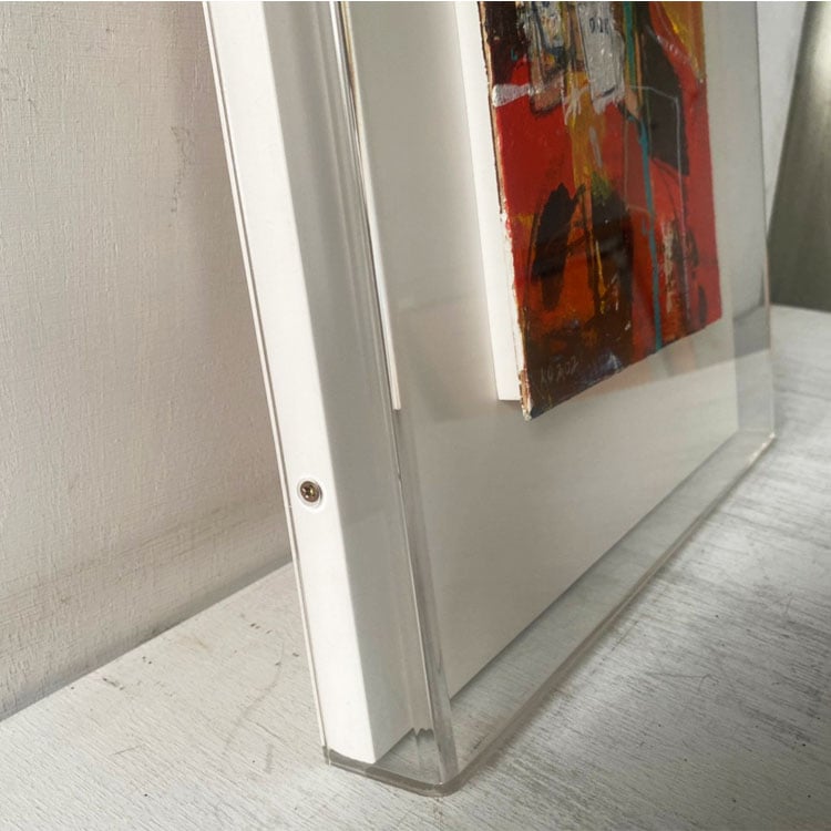 ｜油畫板｜壓克力框罩+底框