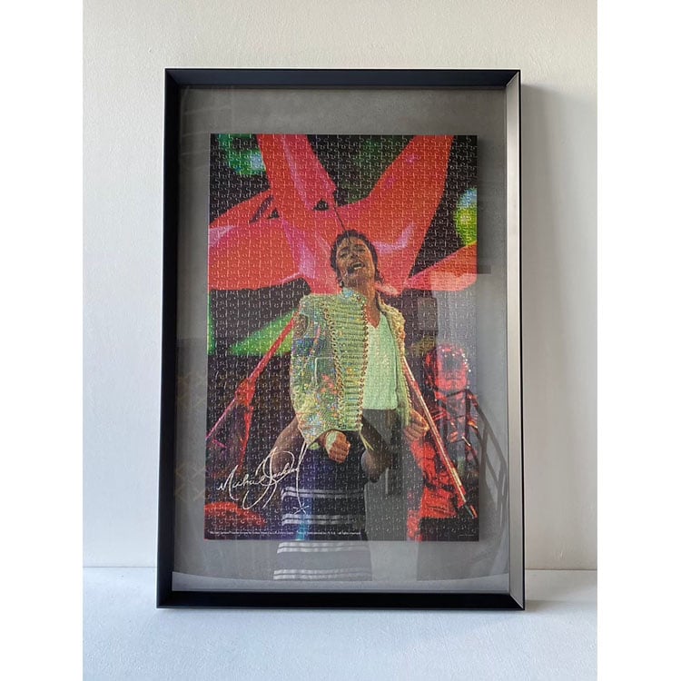 ｜絕版Michael Jackson珠光拼圖｜#A62+壓克力 懸浮