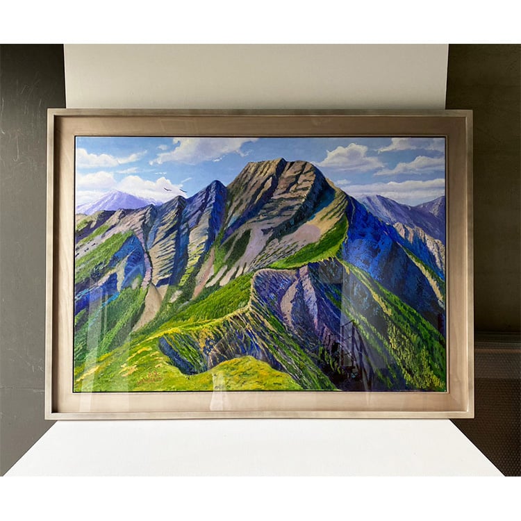 ｜油畫｜#450+6-2+壓克力(雙框)