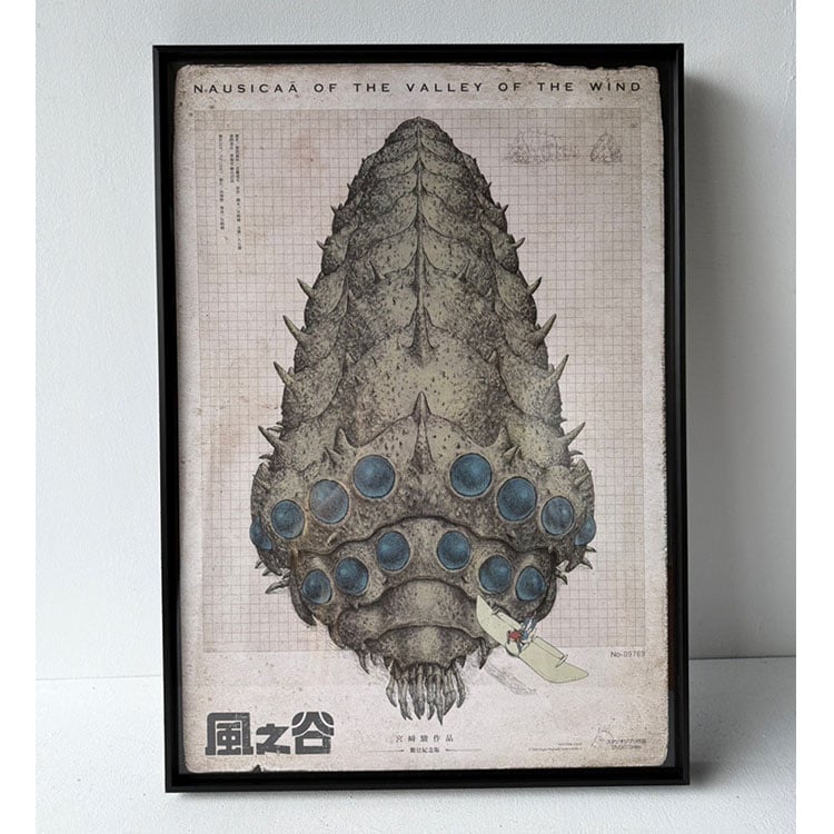 ｜限量版王蟲圖鑑海報｜#鋁框3429T 平貼