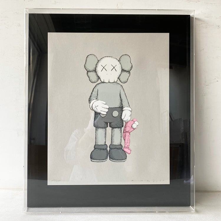 ｜KAWS Share Print｜#透明壓克力罩+9CM底