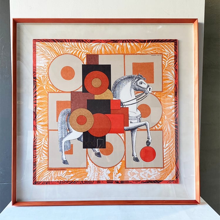 ｜Hermès愛馬仕90方巾｜#A62 懸浮