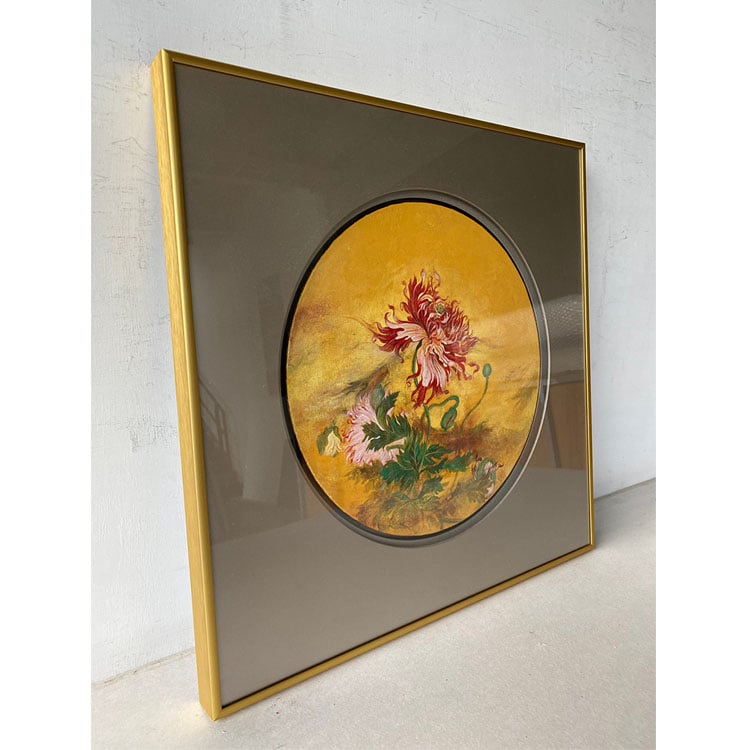 ｜膠彩｜#鋁框5302+雙層卡紙窗+壓克力