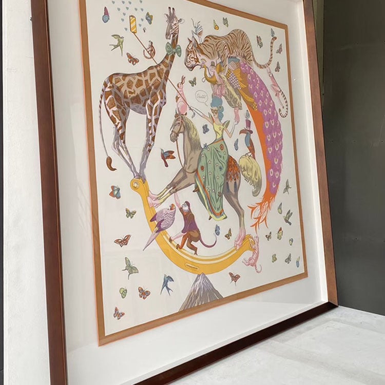 ｜Hermès愛馬仕90方巾｜#A62 懸浮