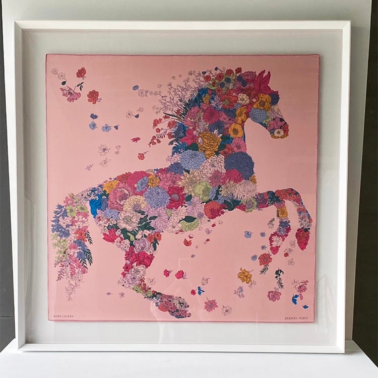 ｜Hermès愛馬仕90方巾｜#A62 懸浮