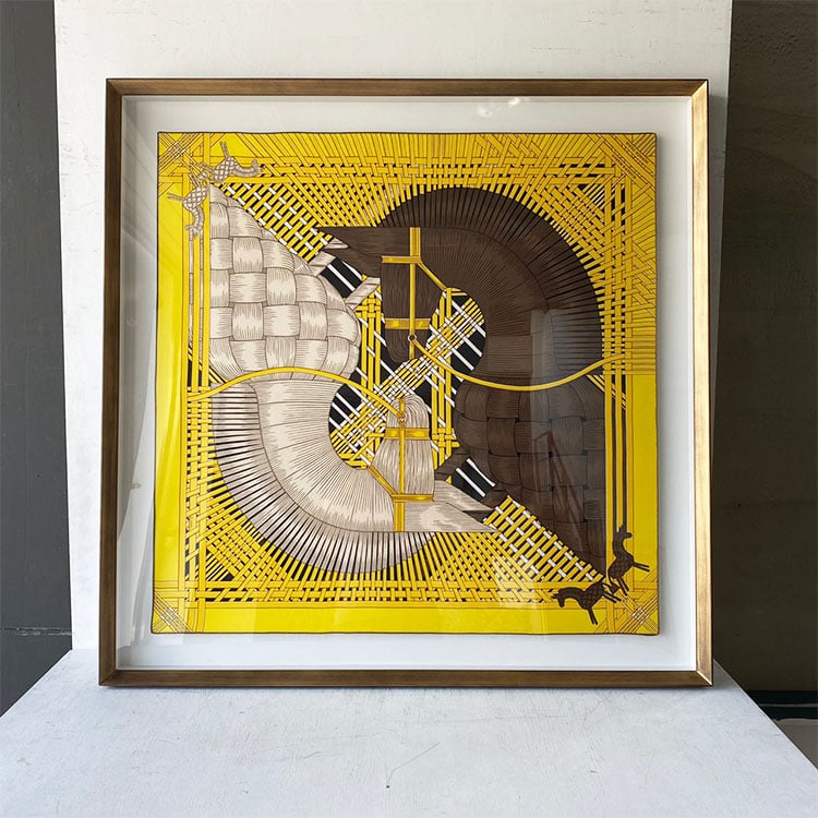 ｜Hermès愛馬仕方巾｜#A62 懸浮