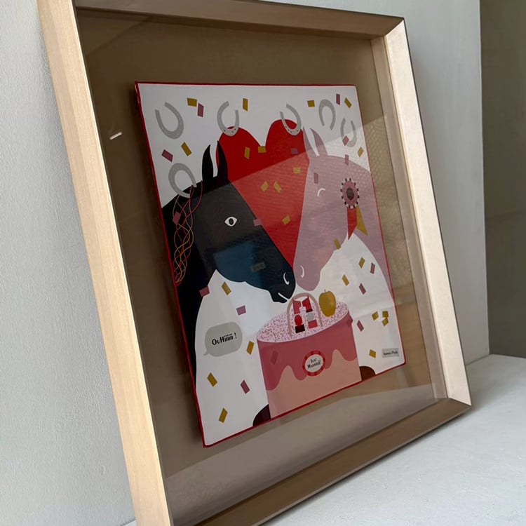 ｜Hermès愛馬仕45方巾｜#A62 懸浮