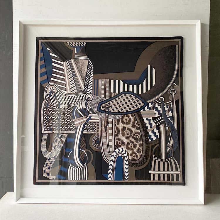 ｜Hermès愛馬仕90方巾｜#A62 懸浮