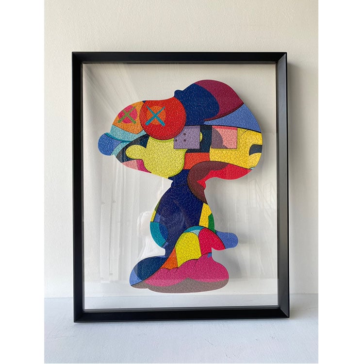 ｜Kaws x Snoopy 拼圖｜#A62+雙壓克力