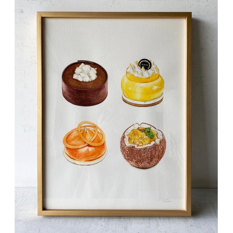 ｜水彩｜#150直接裱