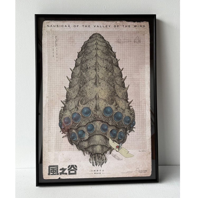 ｜限量版王蟲圖鑑海報｜#鋁框3429T 平貼