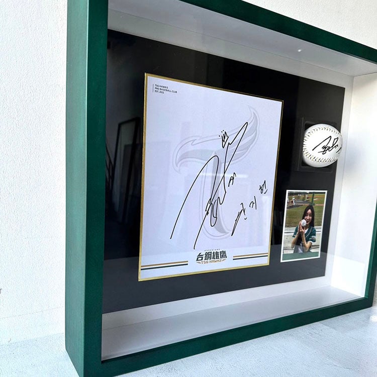 ｜棒球簽名周邊3合1｜#9CM+壓克力