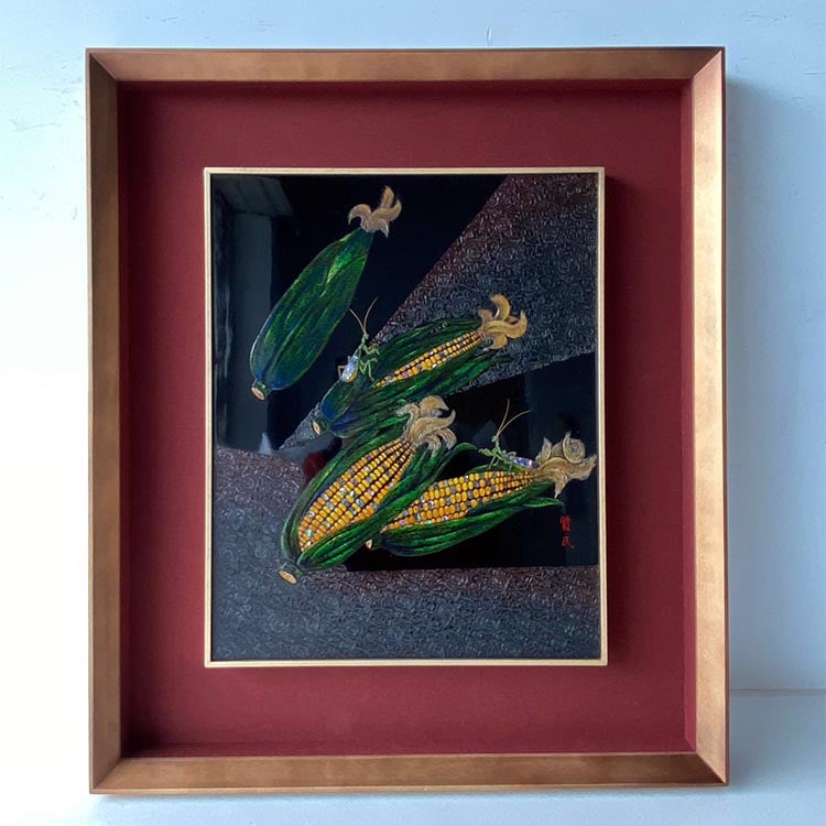 ｜漆藝｜#A62+細內框 雙框