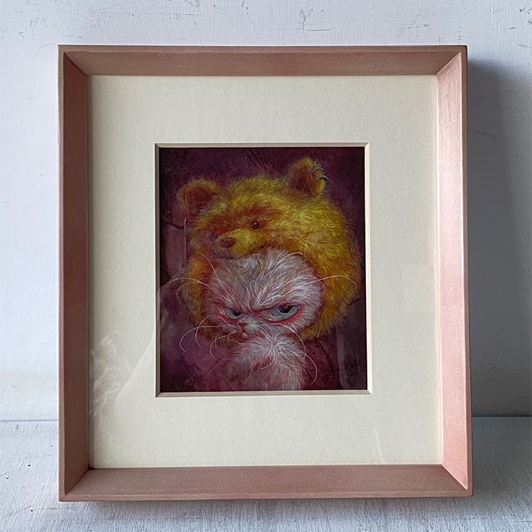 ｜複合媒材｜#A15+厚卡