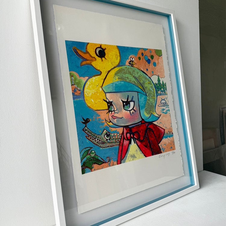 ｜Kenny版畫｜#450 懸浮(保護級)