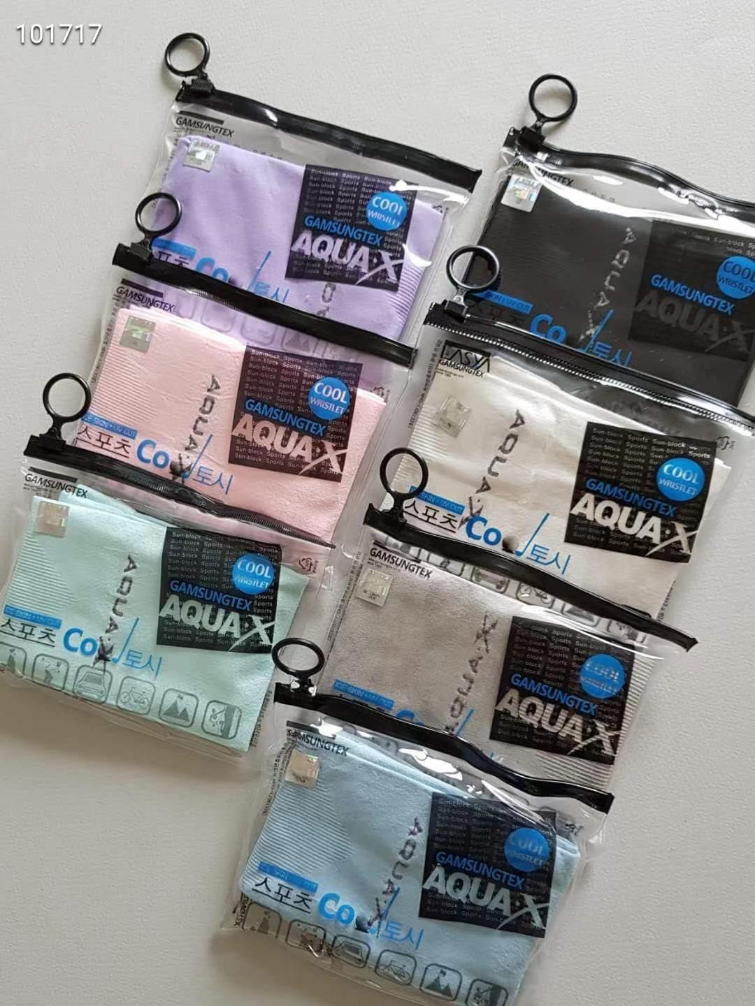 韓國 Aqua 防曬冷感吸汗冰絲冰袖套