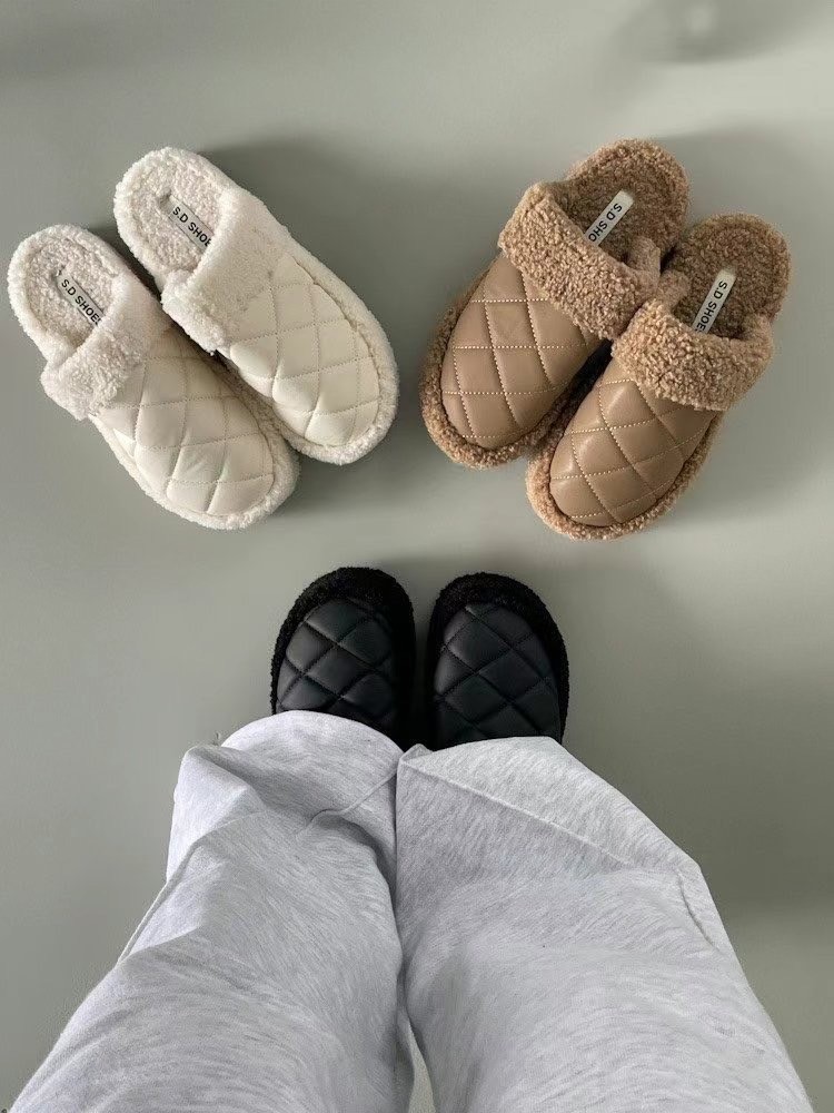 韓國PLA小被被泰迪絨毛拖鞋雪靴