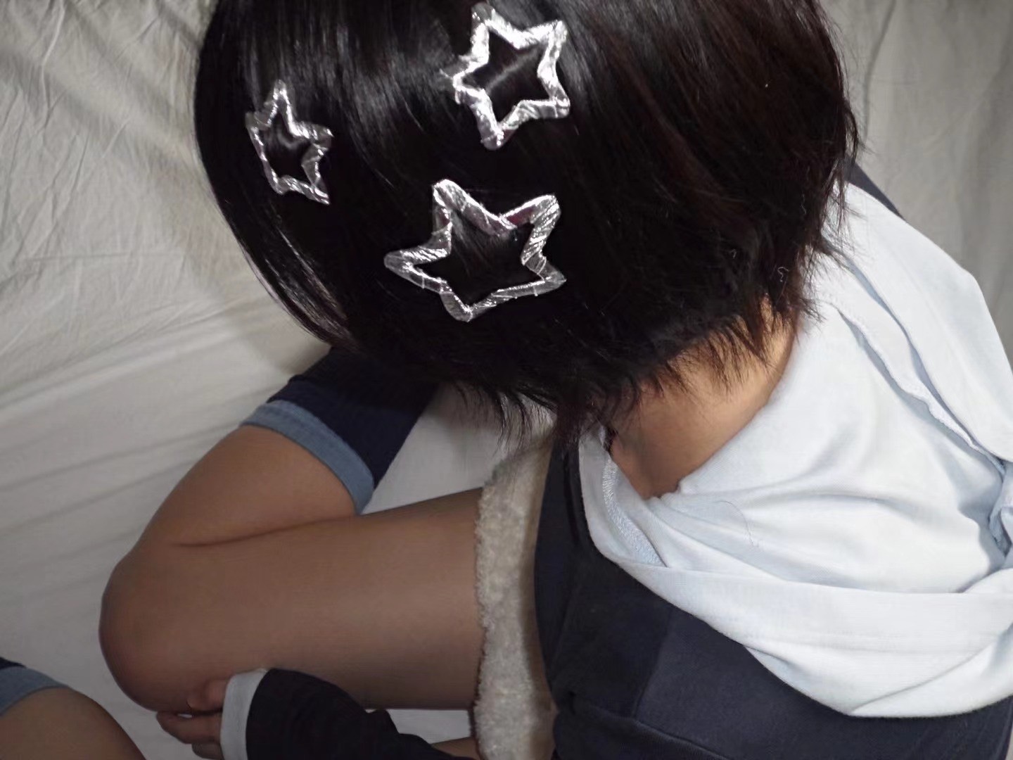 韓國NYU 韓星超人氣滿天星貼髮髮夾