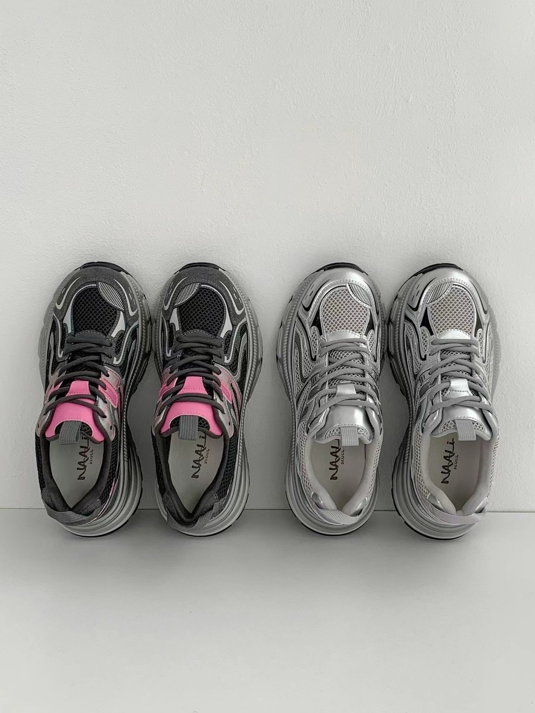 正韓NAA拚色厚底老爹鞋