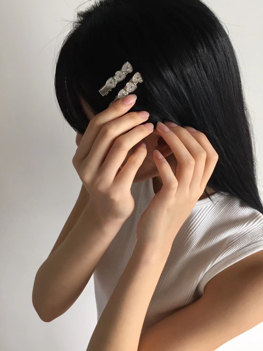 韓國NYU 遂心星辰小款一字夾