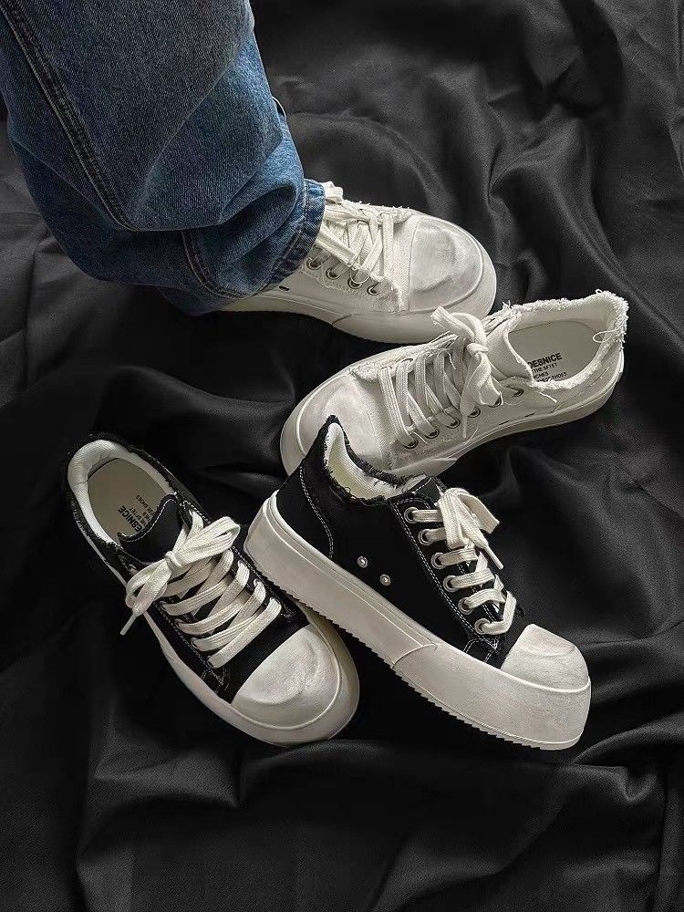 韓國 VBIN 男女款髒髒翹鼻帆布鞋