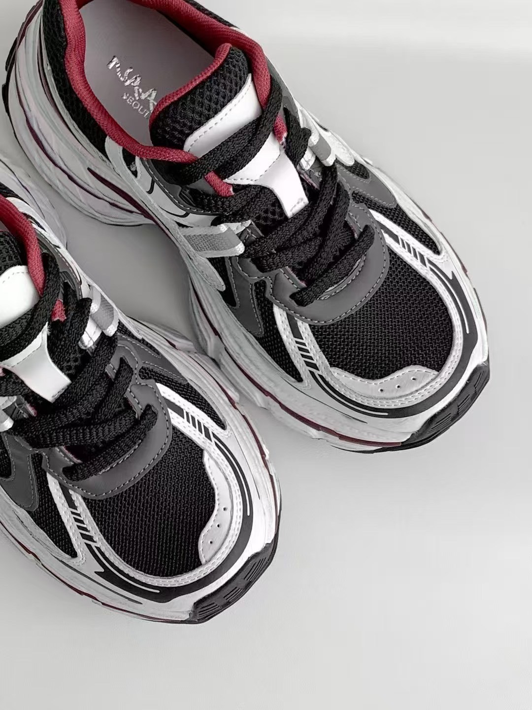 韓國 NAA 人氣六公分沙奇羊皮增高女老爹鞋