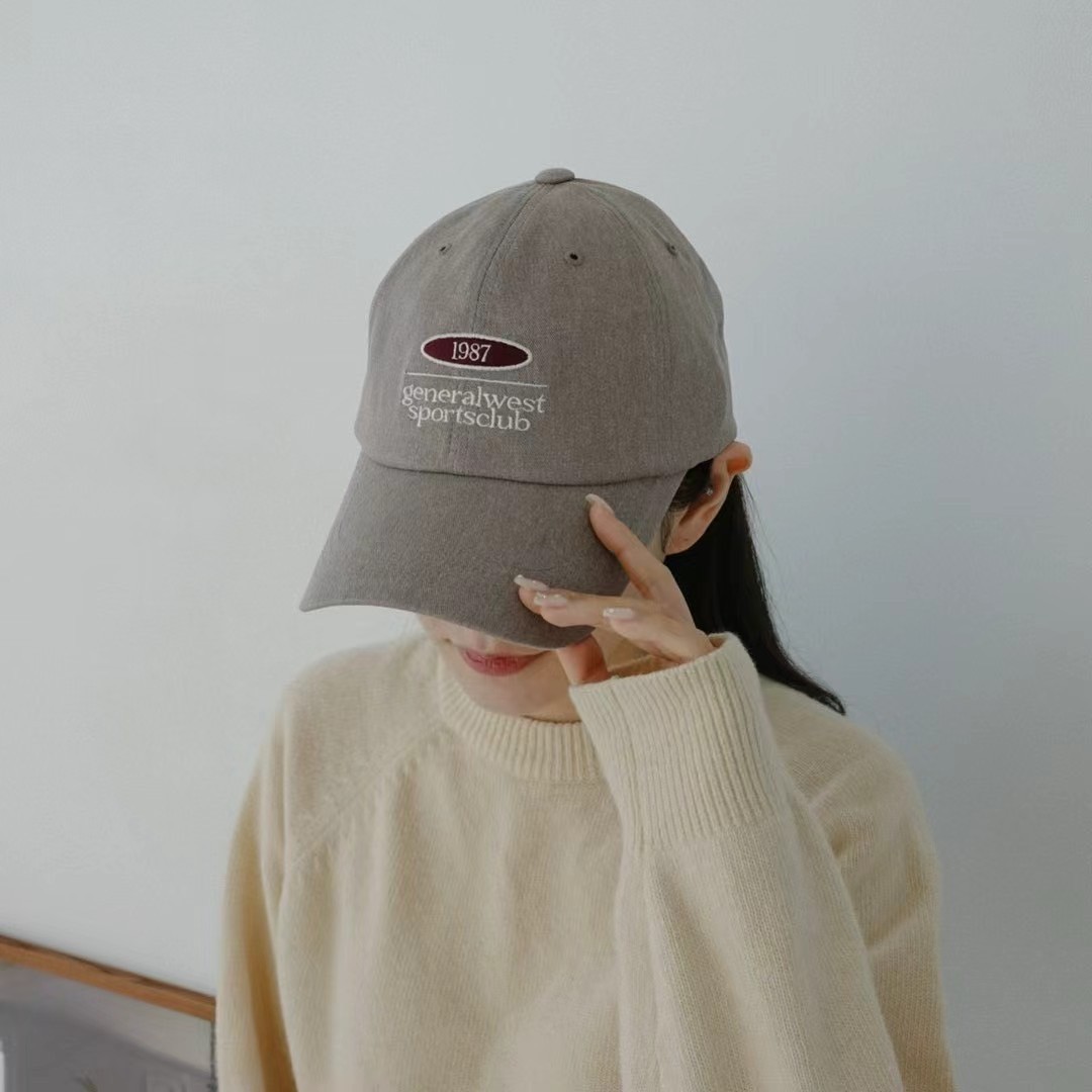 韓國UNI復古俱樂部童趣字母棒球帽