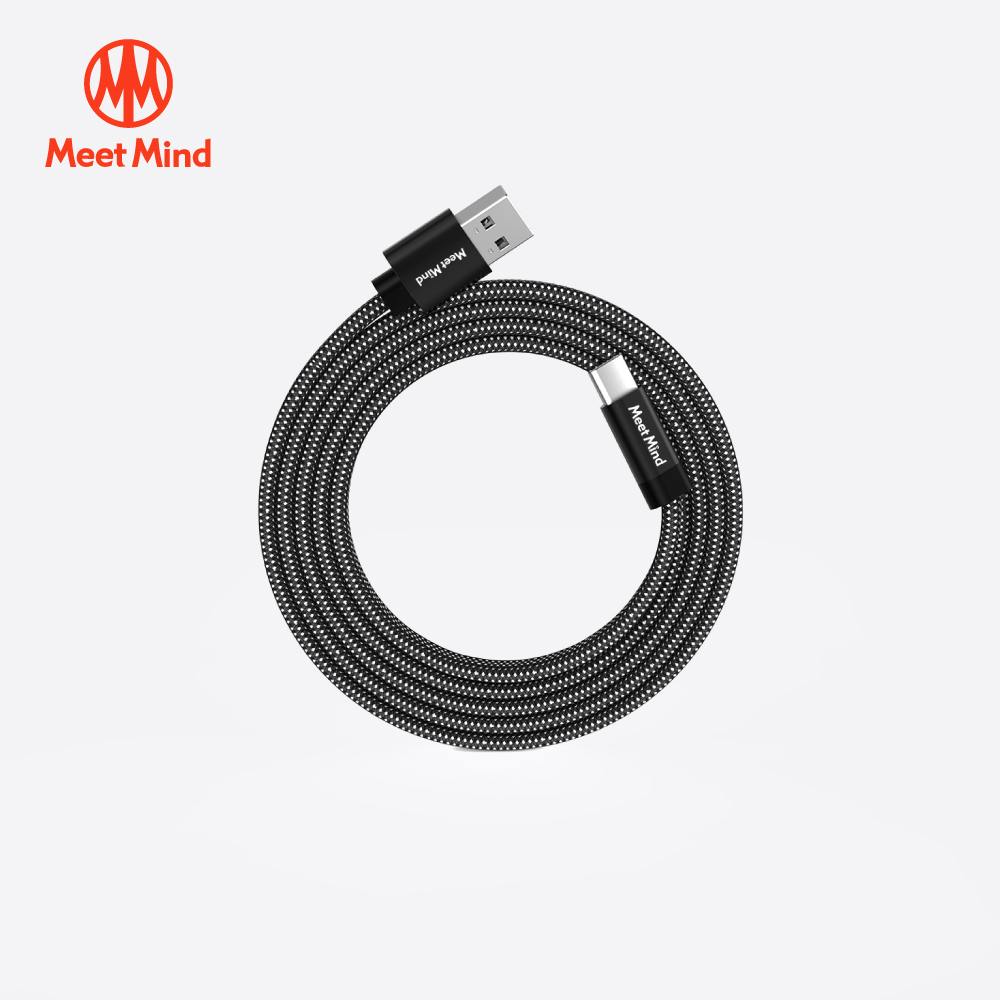 C-MagCables USB-A to Type-C 磁性快收納充電傳輸線-黑色