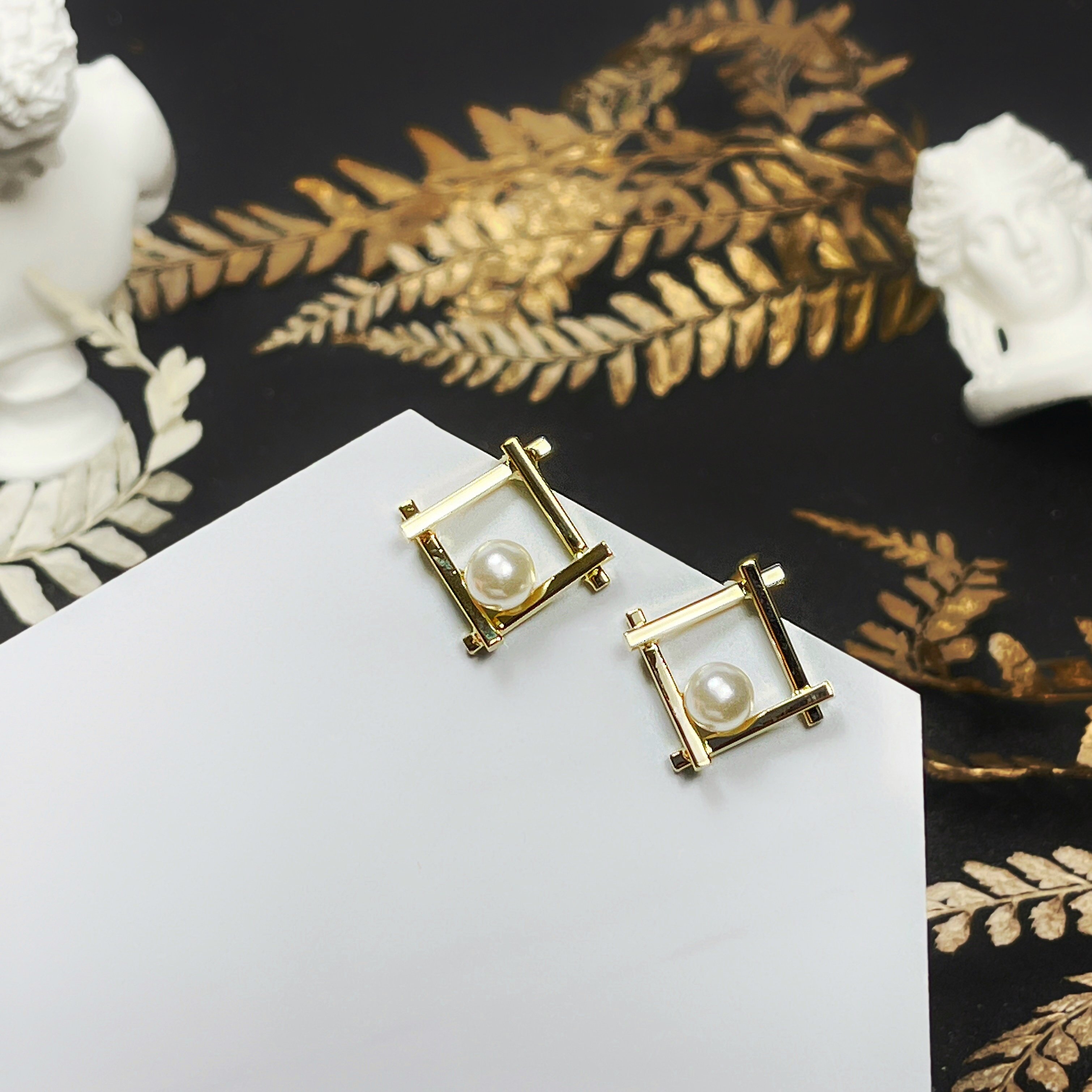 【 淳飾 】銀針｜金屬簡約珍珠 1451911