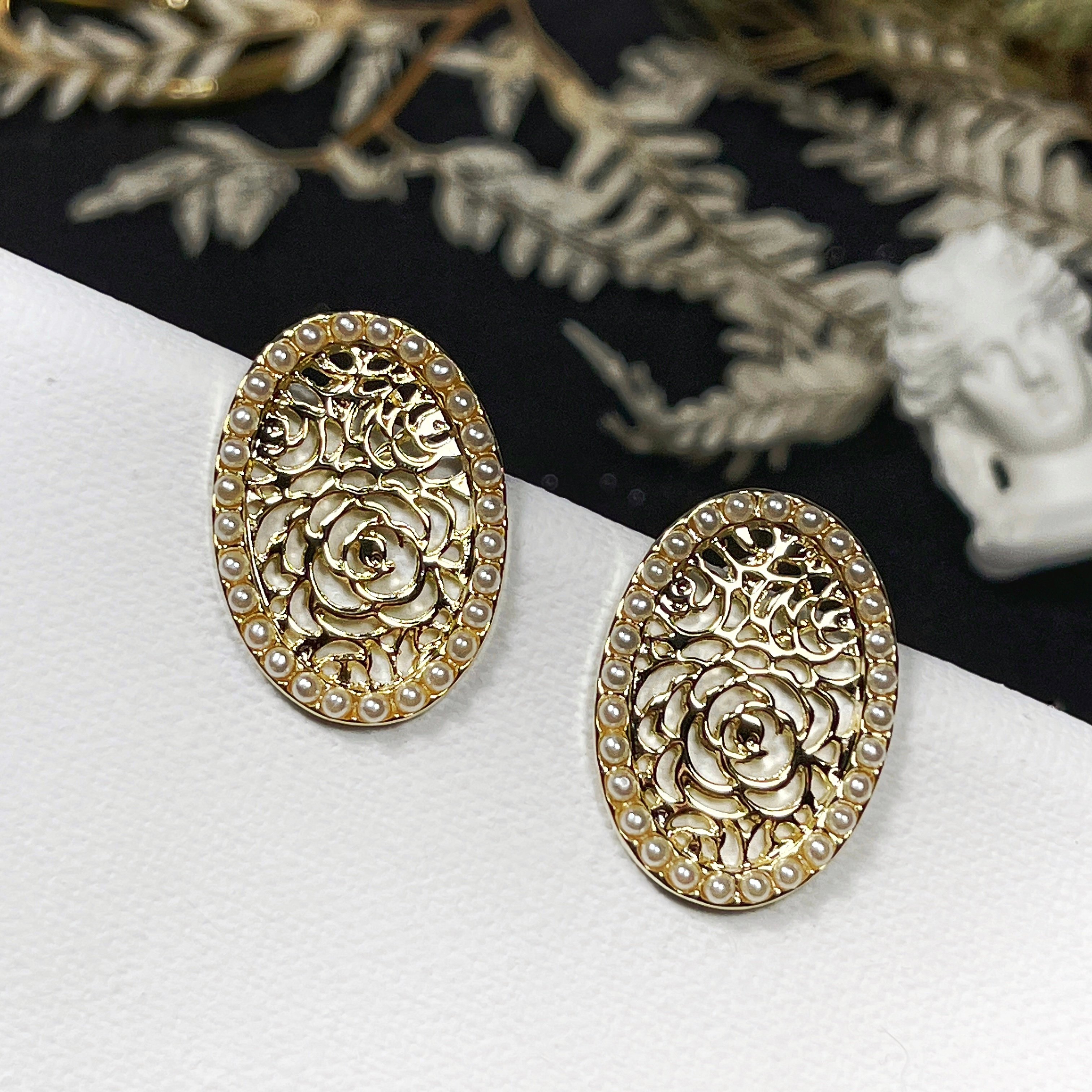 【 淳飾 】銀針｜Vintage 珍珠耳針 12161901