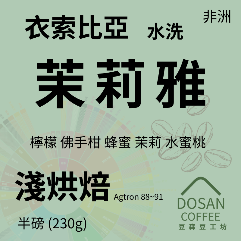 衣索比亞 西達馬 茉莉雅/檸檬花蜜  水洗