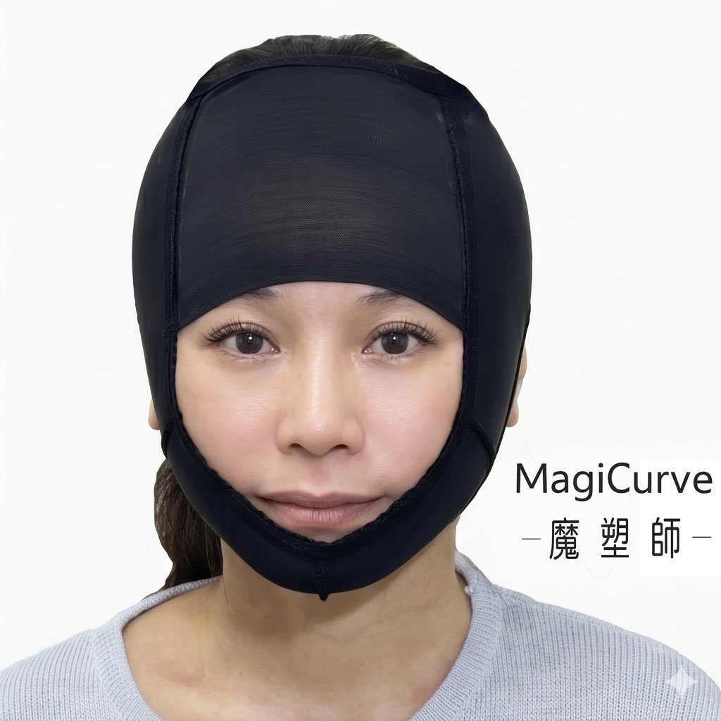 【魔塑師 MagiCurve】F-006額拉 上下臉大拉專用 ～額頭拉皮/ 全臉拉皮/ 全臉緊緻拉皮 拉提 臉束套
