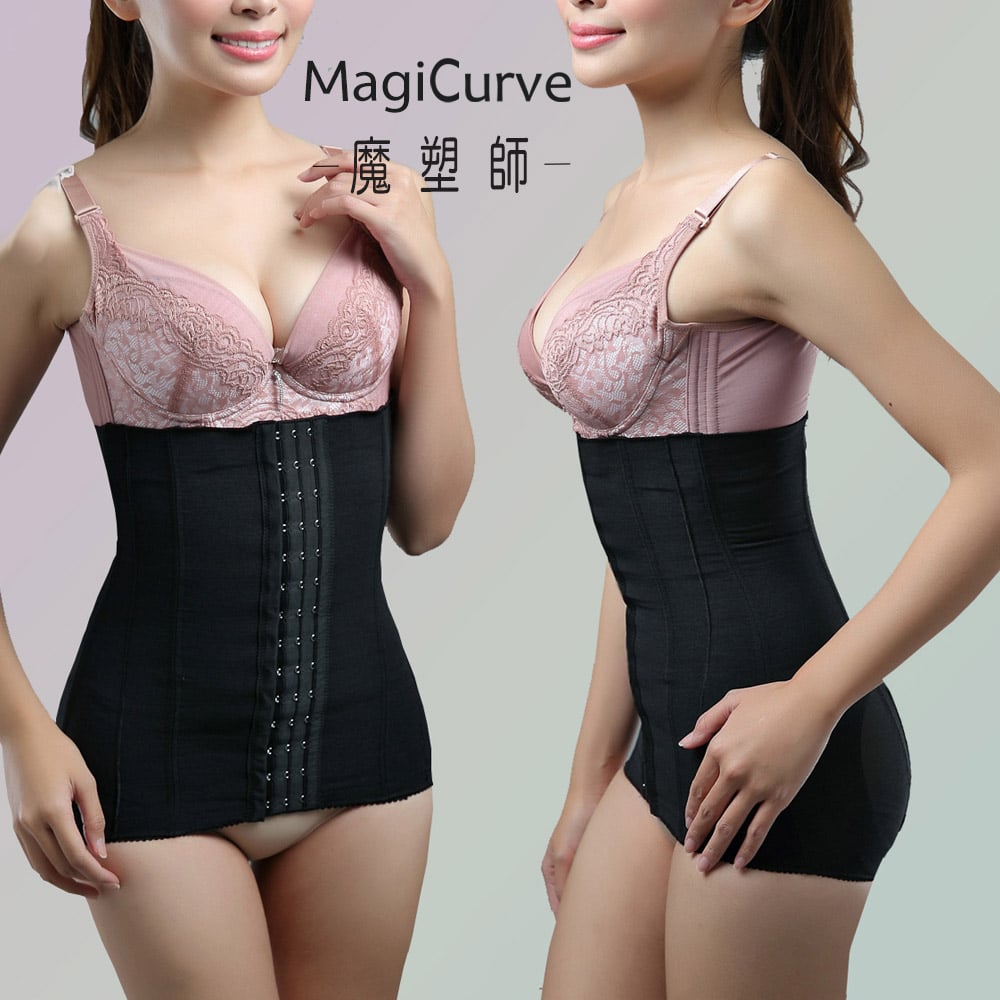 【特賣 魔塑師】W-033 高丹尼塑腰腹長腰夾 (腹部抽脂/全雙層)