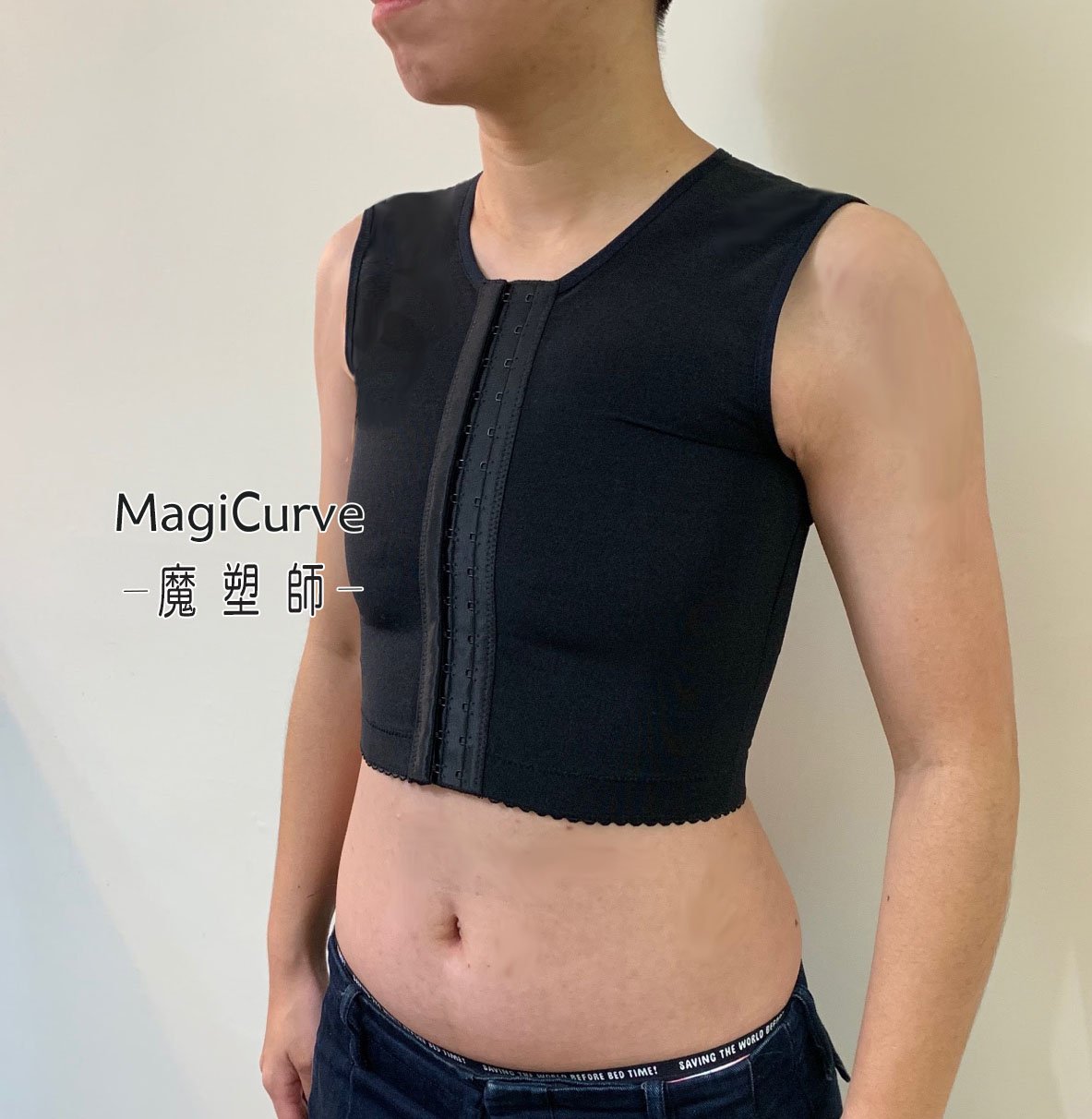 W-051 女士平胸背心  短款 平胸手術