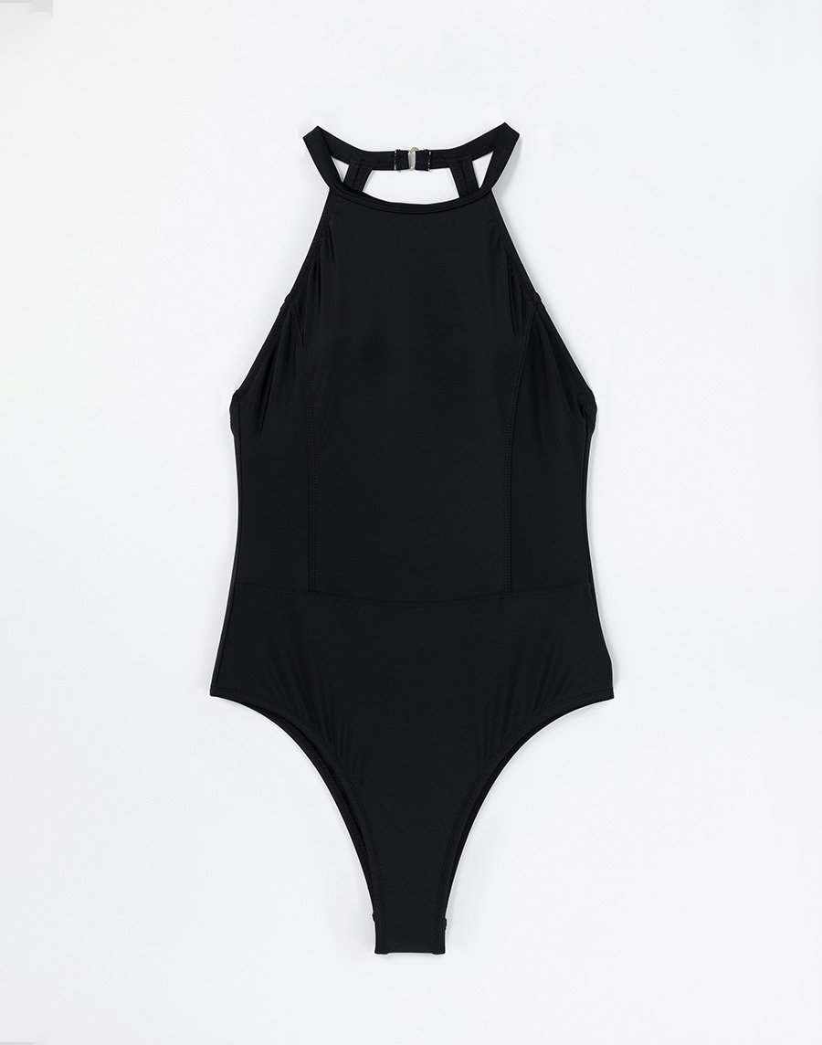 Haolang 削肩微辣連身泳衣