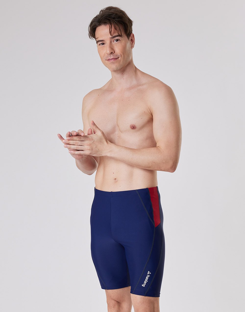 Haolang 紅寶石游泳七分泳褲