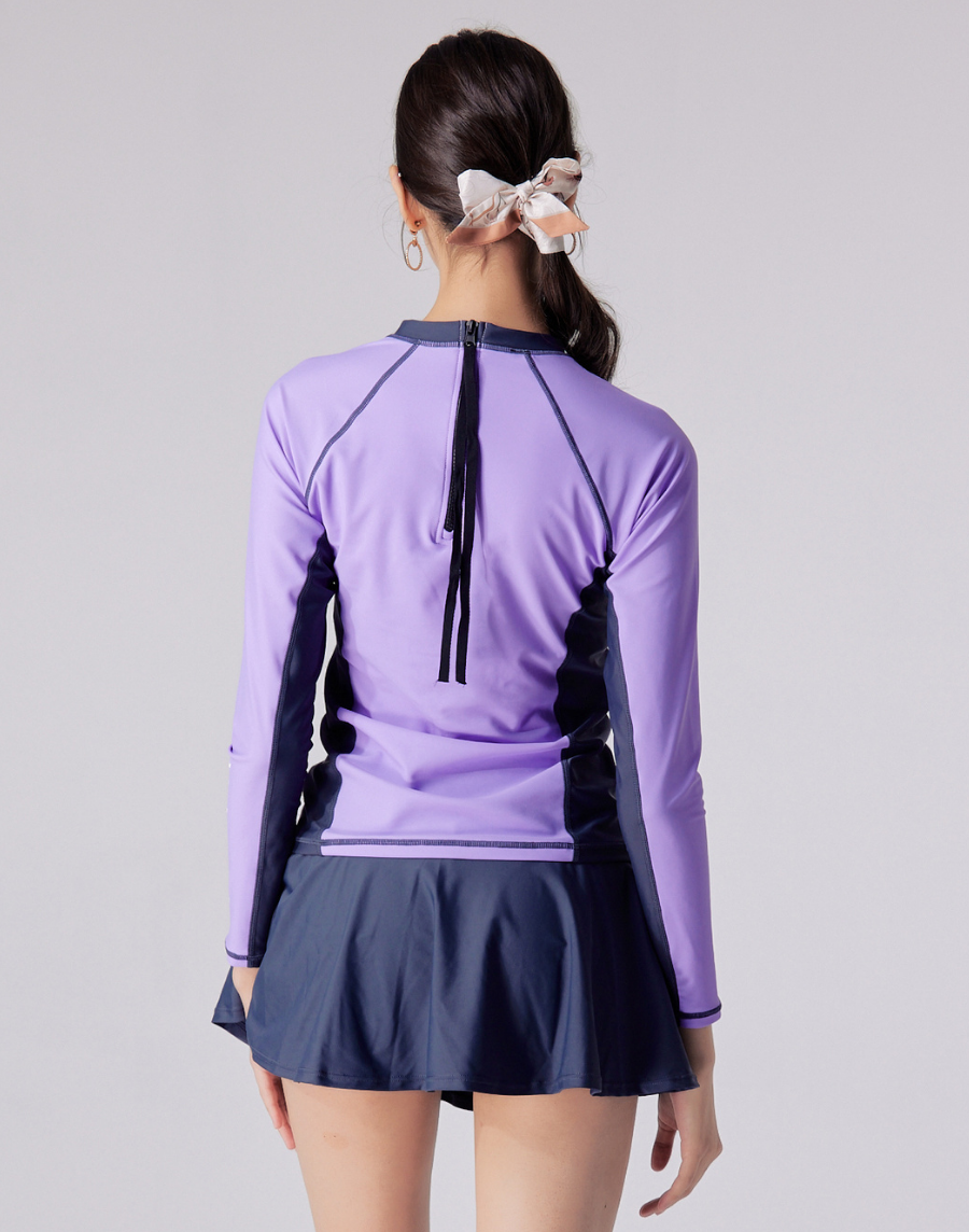 Haolang 紫芋女款長袖泳衣