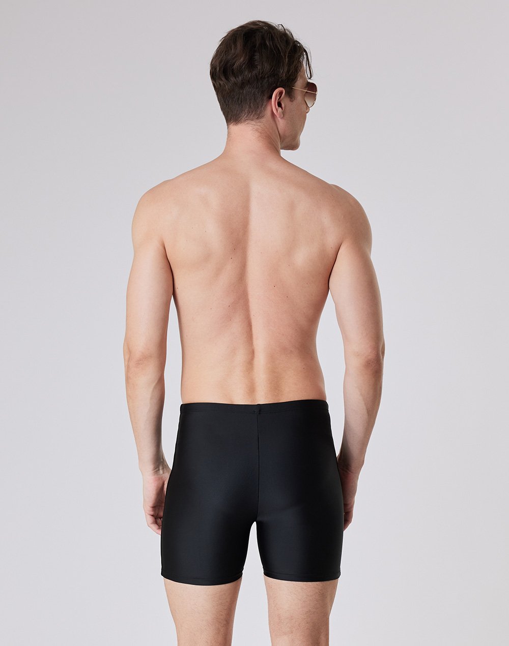 Haolang 經典黑五分泳褲