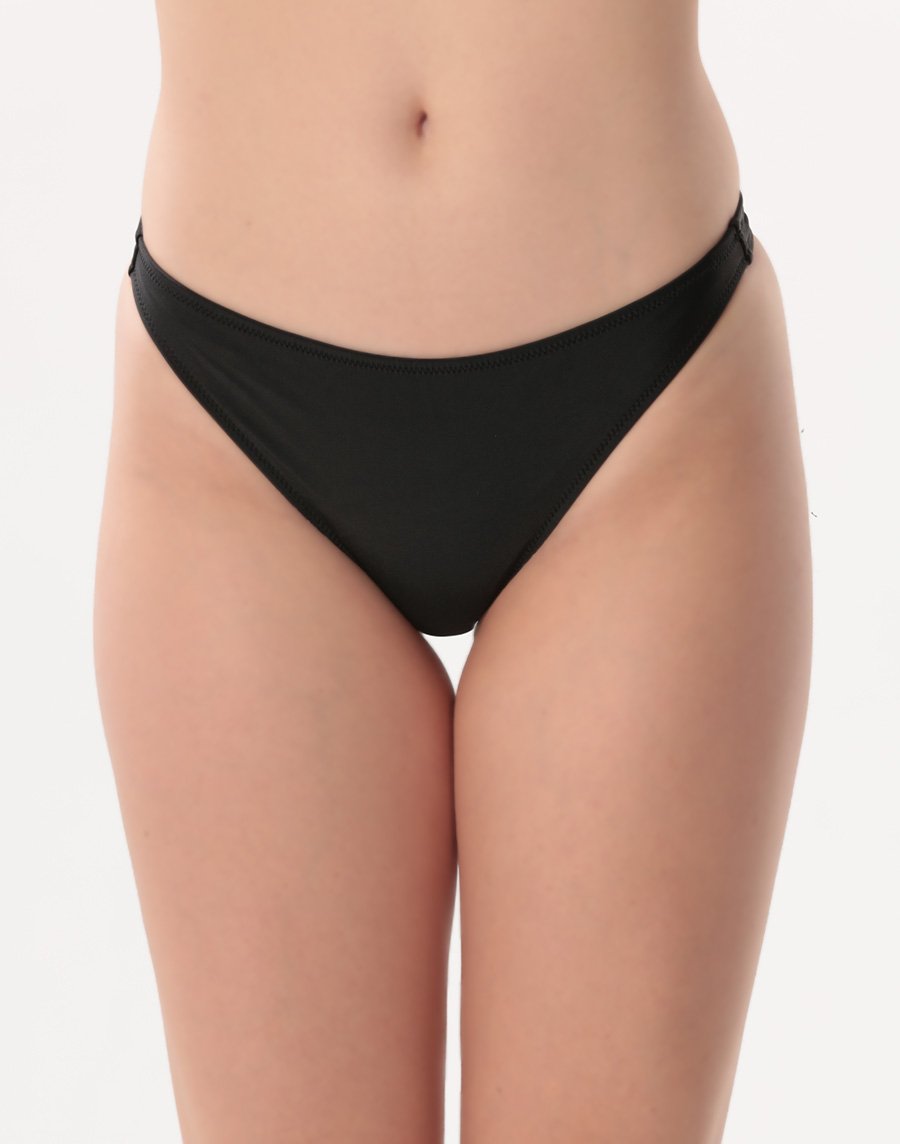 Haolang 經典黑辣丁比基尼褲