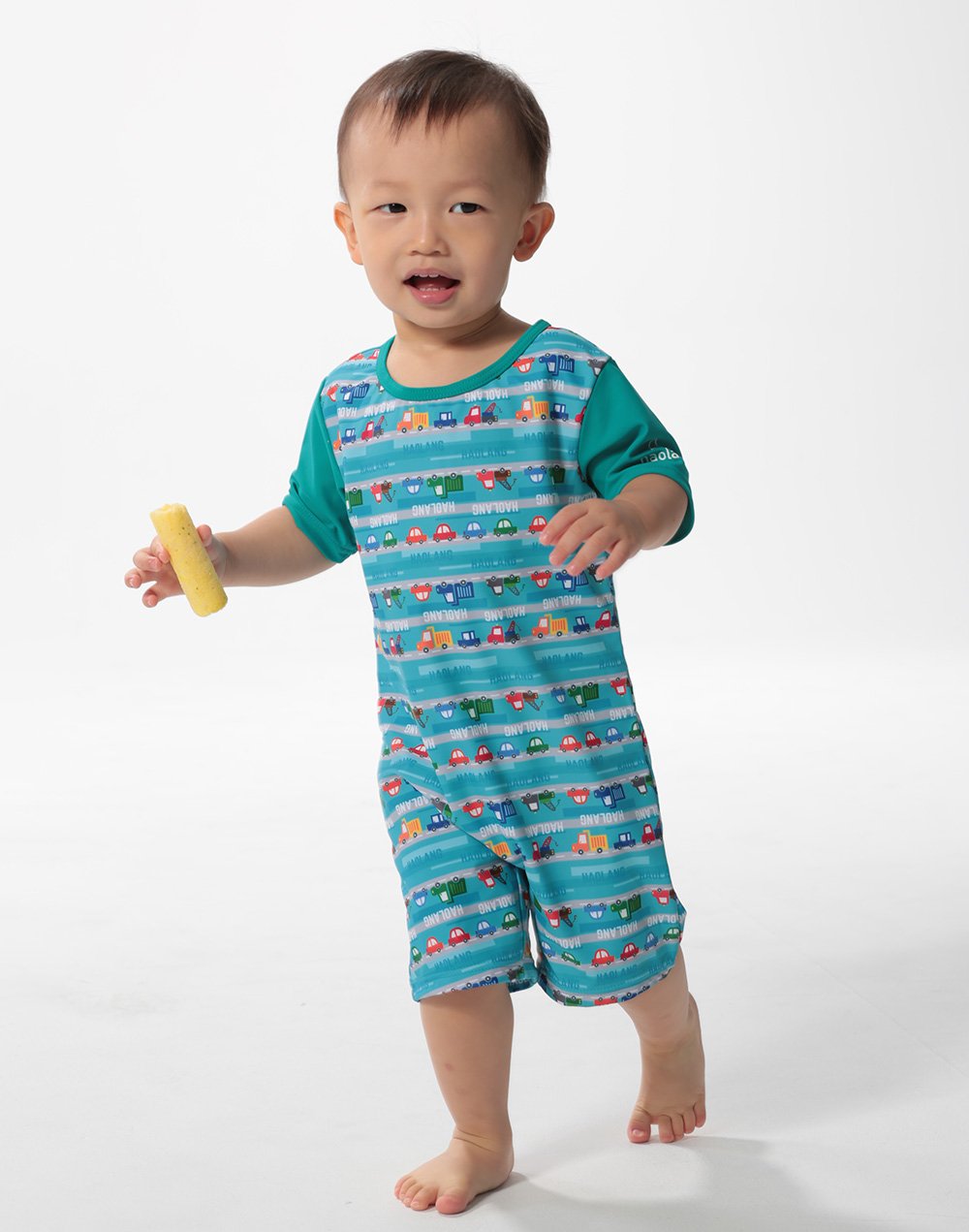 Haolang 小汽車男童連身泳衣