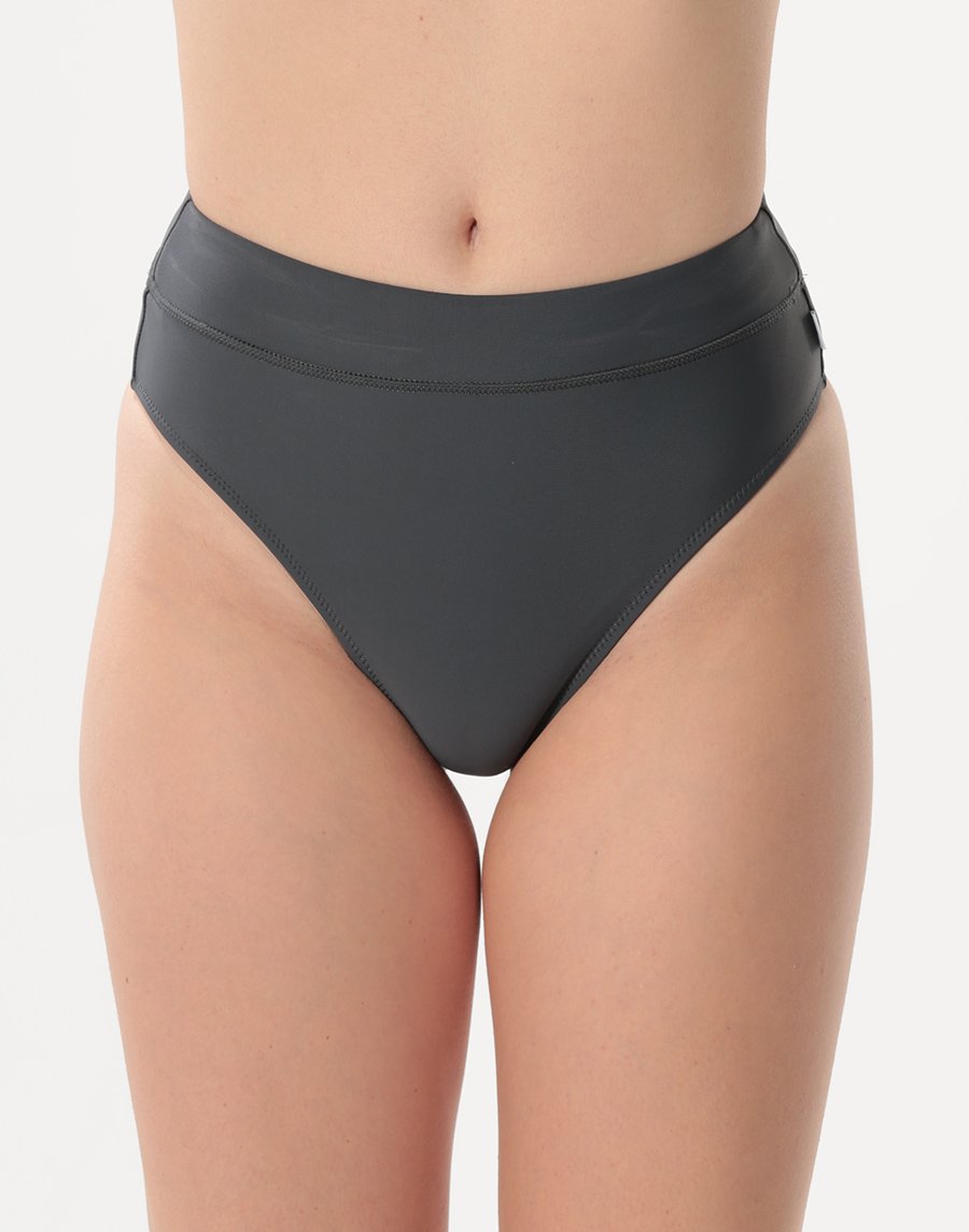 Haolang 神秘灰高腰蜜桃比基尼褲