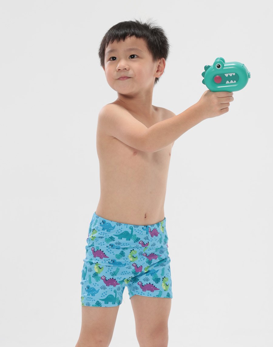 Haolang 可愛恐龍男童五分泳褲