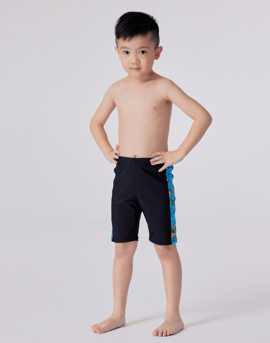 Haolang 太空男童七分泳褲55403