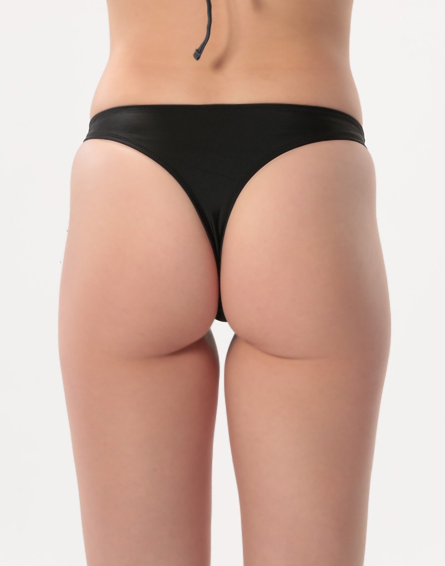 Haolang 經典黑辣丁比基尼褲