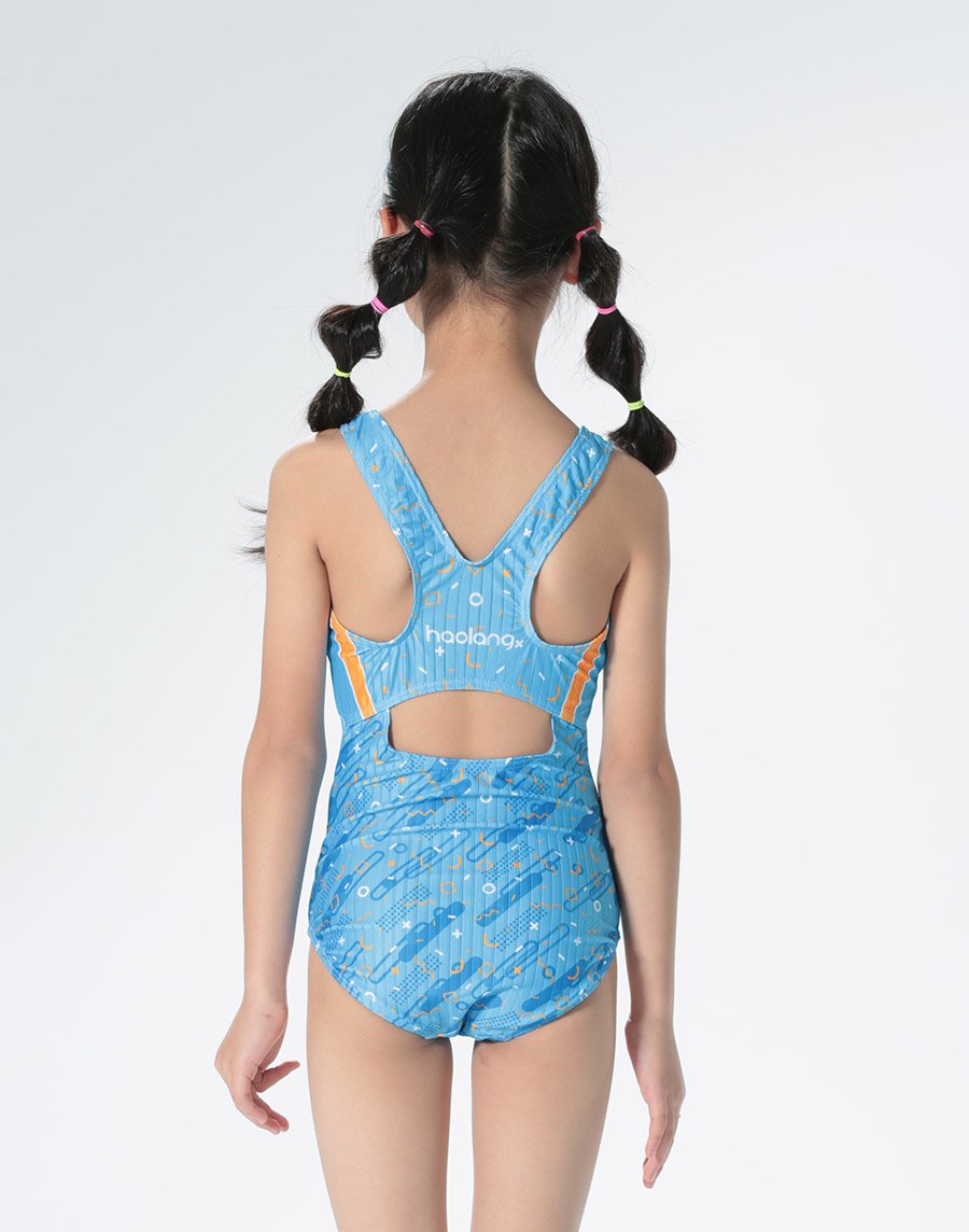 Haolang 運動女童連身泳衣