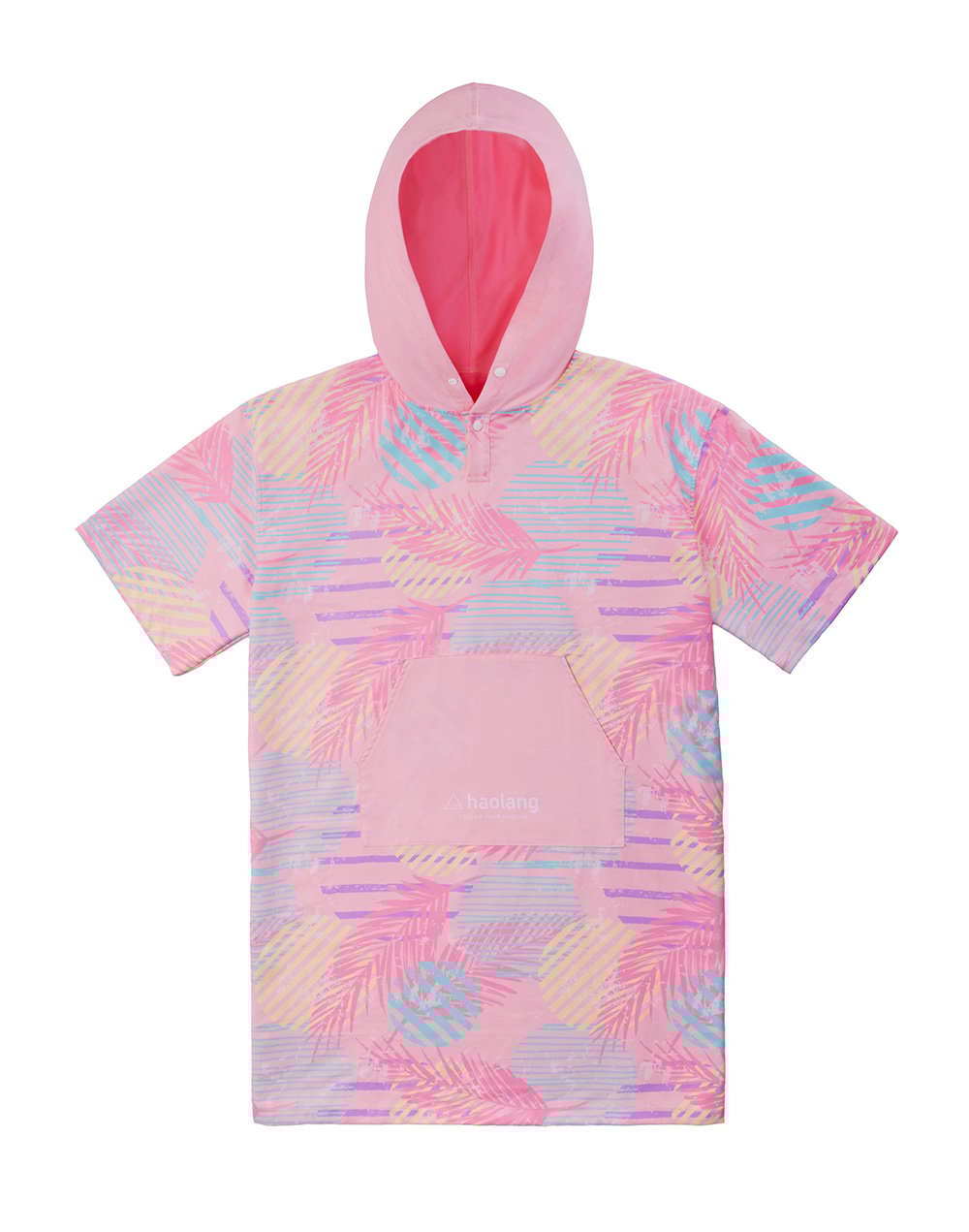 Haolang 夏日粉女款快乾毛巾衣(纖維毛)