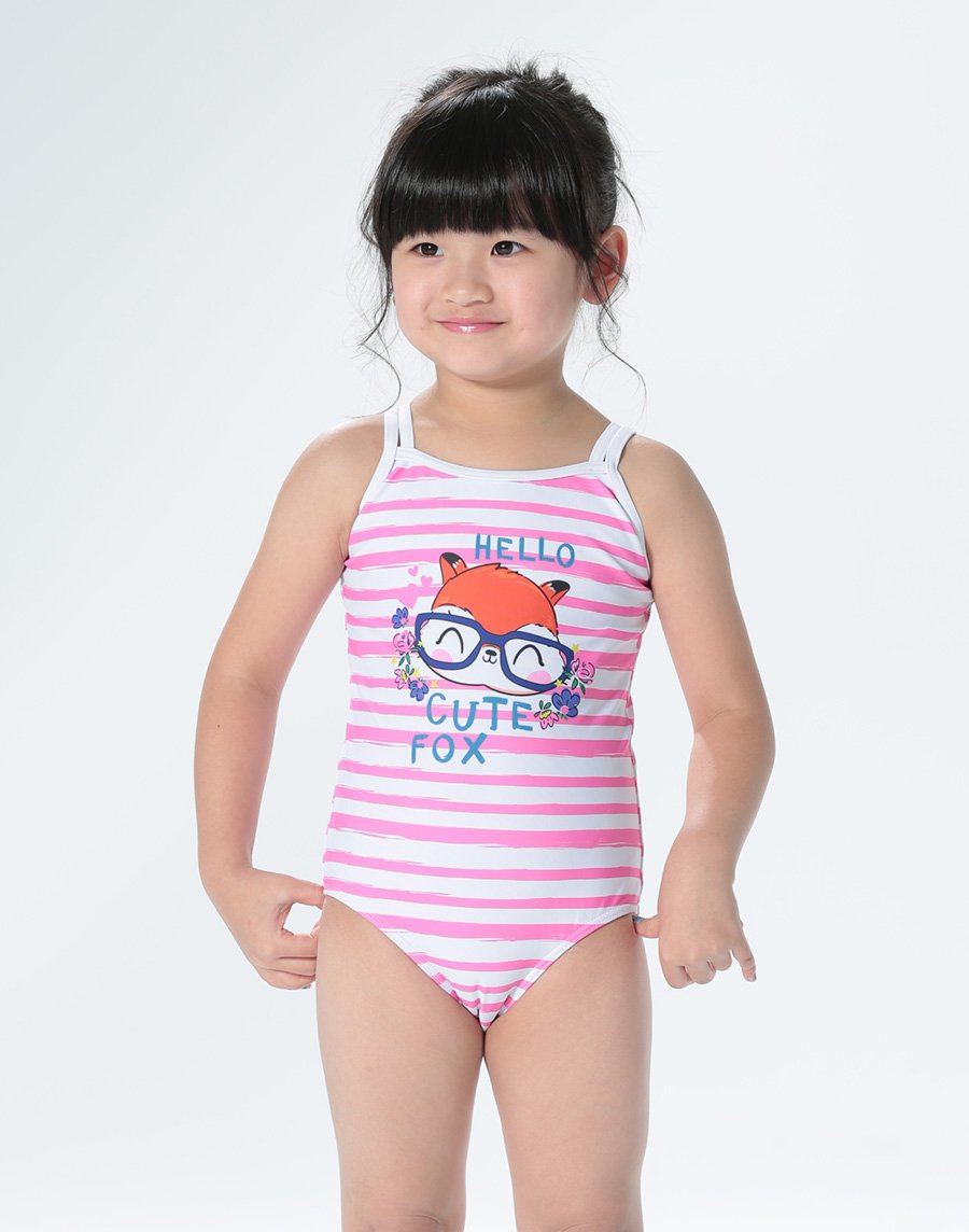 Haolang 小狐狸女童連身泳衣